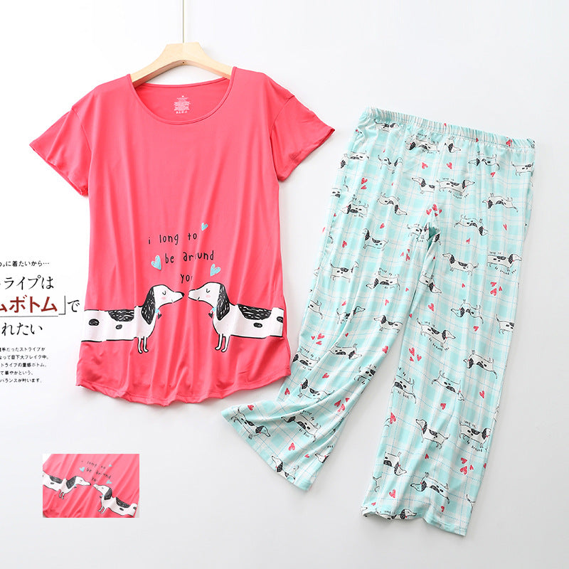 Dachshund Printed Pajamas