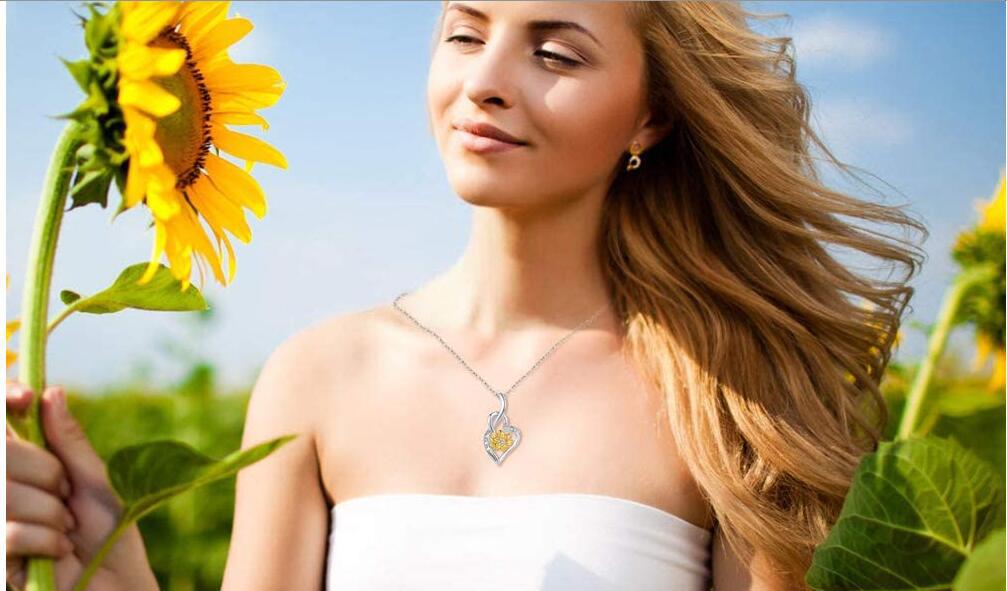 Sunshine Sunflower Pendant