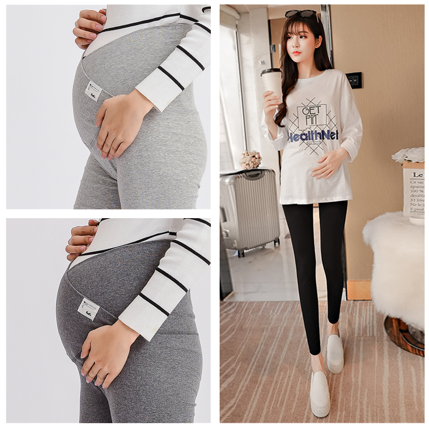 Pregnant women's cross low waist leggings